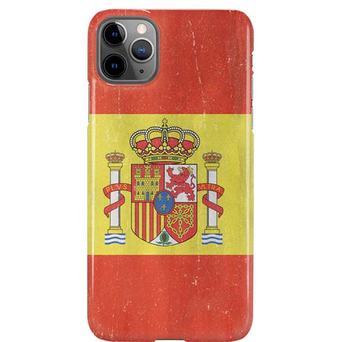 Spain Flag Distressed iPhone 11 Pro Max Lite Case
